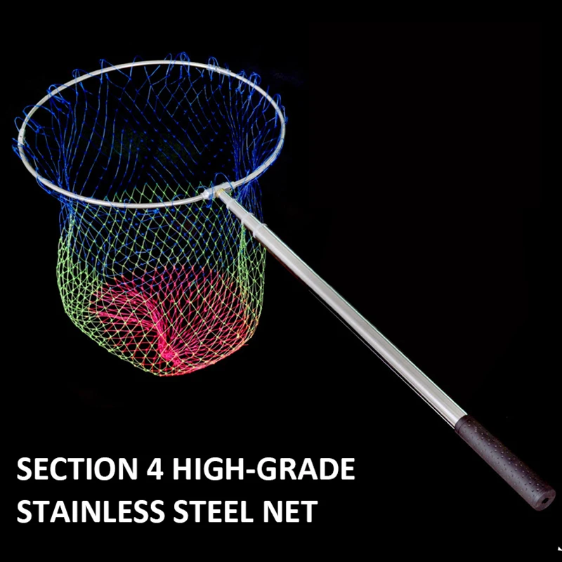 

230cm Stainless steel net diameter 40CM shrink nylon net fishing net