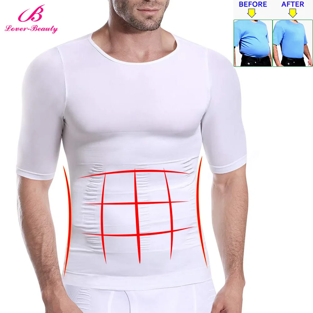 Мужская рубашка для похудения Lover Beauty корректирующий жилет из АБС пластика Abdo