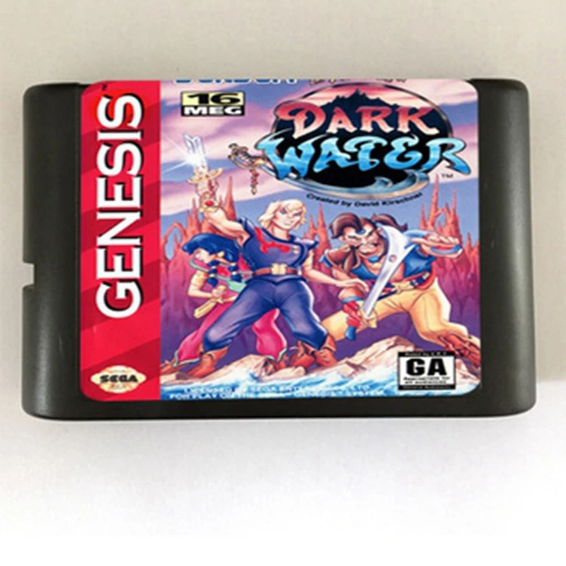 Темная вода игровой картридж новые 16 бит карточная игра для Sega игры Mega Drive / Genesis