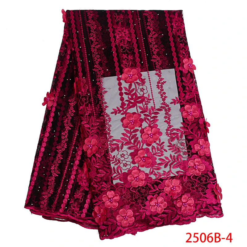 2019 3D кружевная ткань высокого качества африканские французские кружева ткани