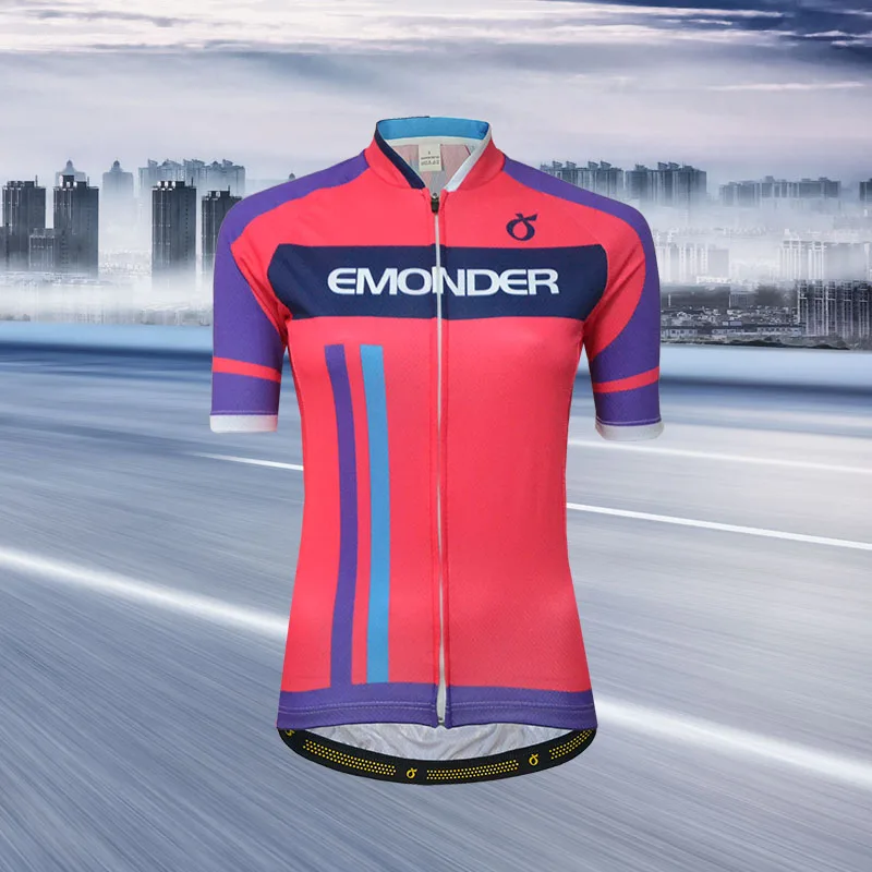 

Cycling Jersey Women Short Sleeve Cycling Clothing Emonder Bike Shirt Racing Clothe Riding Garment Maillot Ciclismo