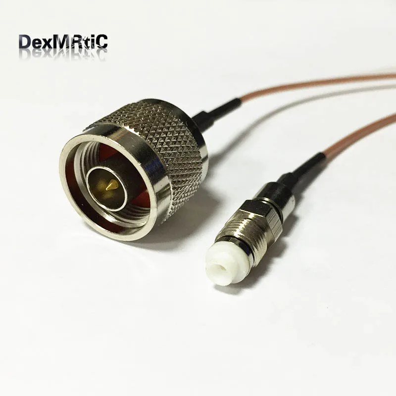 НОВЫЙ N Штекерный переключатель FME гнездовой разъем RF коаксиальный кабель RG178