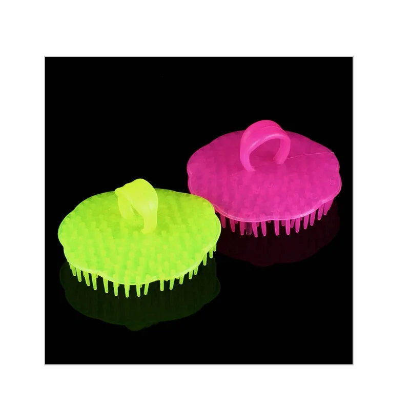 Шампунь для Мытья Волос Массажной Щеткой Гребень Массажер Головы Душ Тело