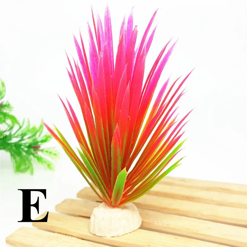 Hot Sale Artificial Aquarium Plant Decoration Fish Tank Submersible Flower Grass Decor Ornament Aquatic Plants | Дом и сад