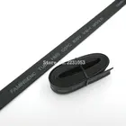 Термоусадочная трубка черного цвета, 1 м, 7 мм