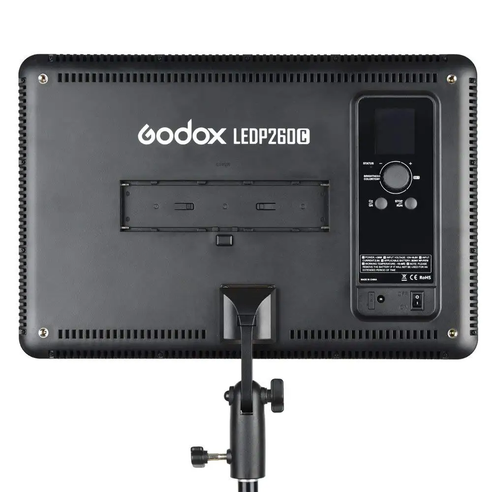 Ультратонкая светодиодная панельная лампа GODOX LEDP260C 30 Вт + набор аккумуляторов для