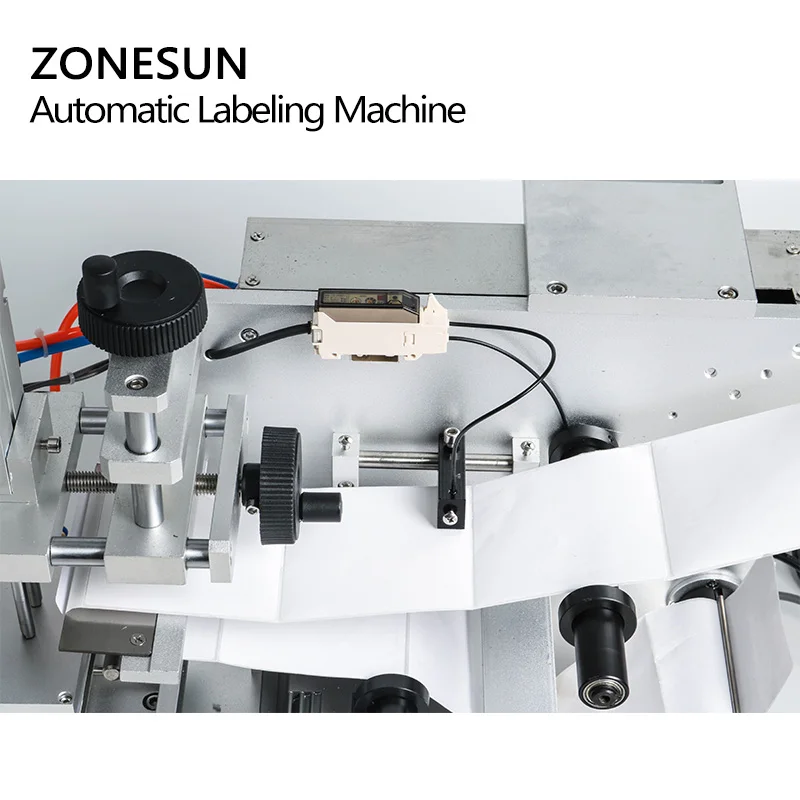 ZONESUN LT 60/60T Semi автоматическая пневматическая плоская Этикетировочная машина