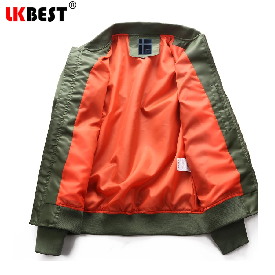 LKBEST Летающая мужская куртка Женская Тонкая зимняя для мужчин пилотная бомбер ВВС