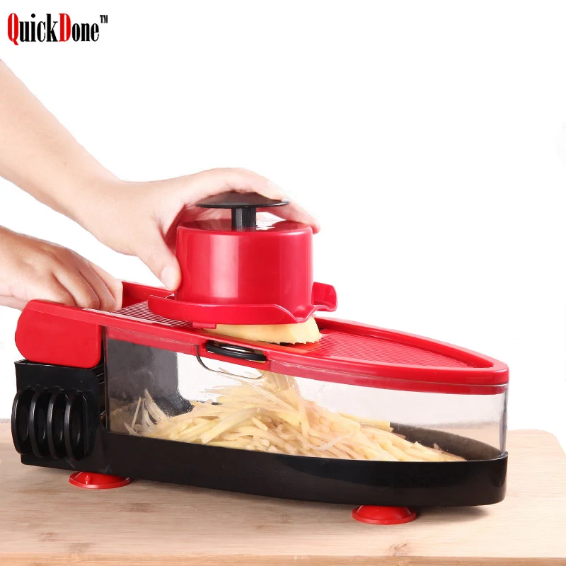 QuickDone многофункциональная Терка резак терка для овощей с 5 Нержавеющая сталь