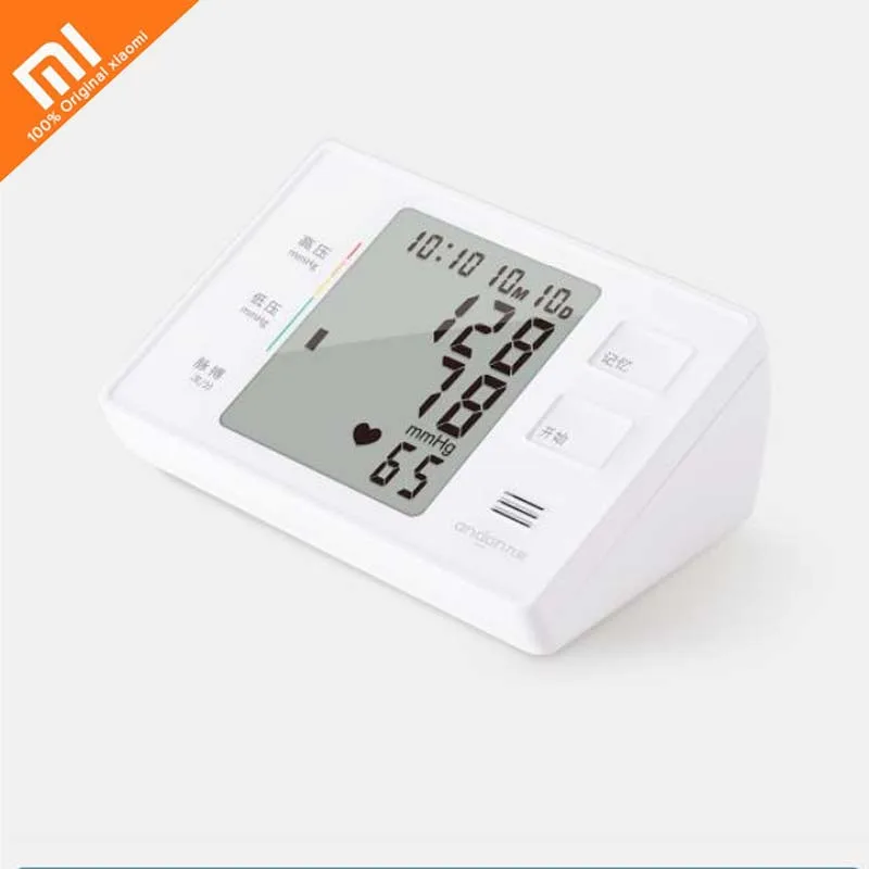 Оригинальный электронный сфигмоманометр xiaomi mijia мультиалгоритм голосового