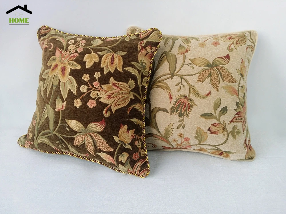 Наволочка для диванной подушки 45x45 см в американском стиле