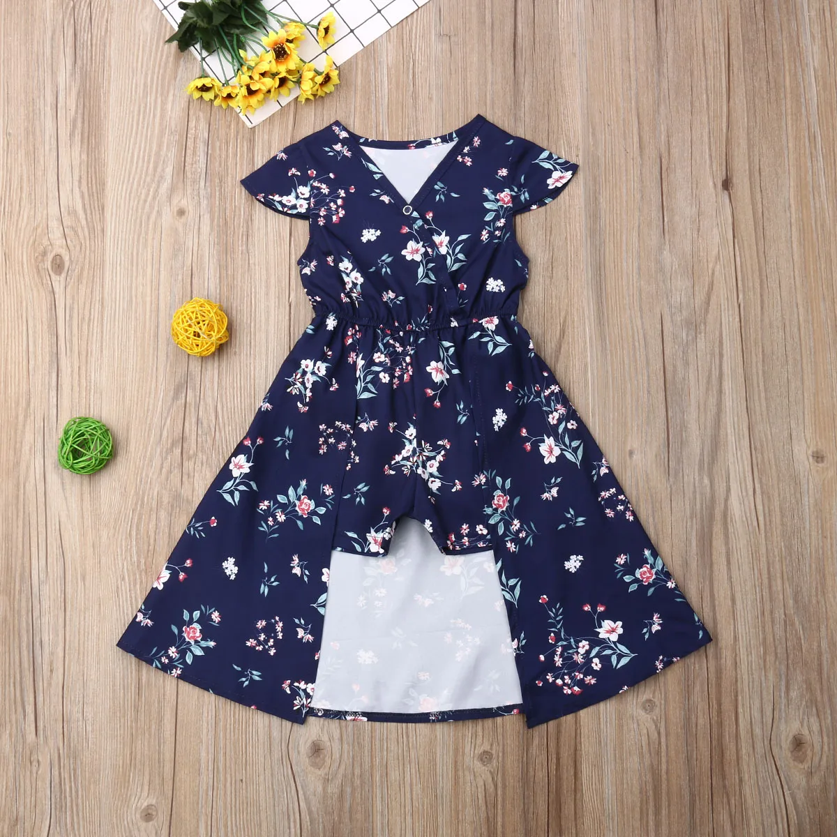 Лидер продаж летний праздничный комбинезон для маленьких девочек платье одежда