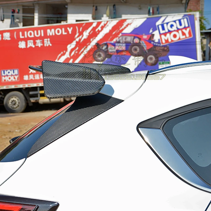 Внешний задний спойлер из углеродного волокна украшение для багажника