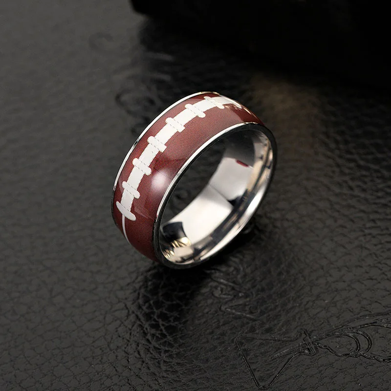 Новые 8 мм из нержавеющей стали Поворотные спортивные кольца мужские черные