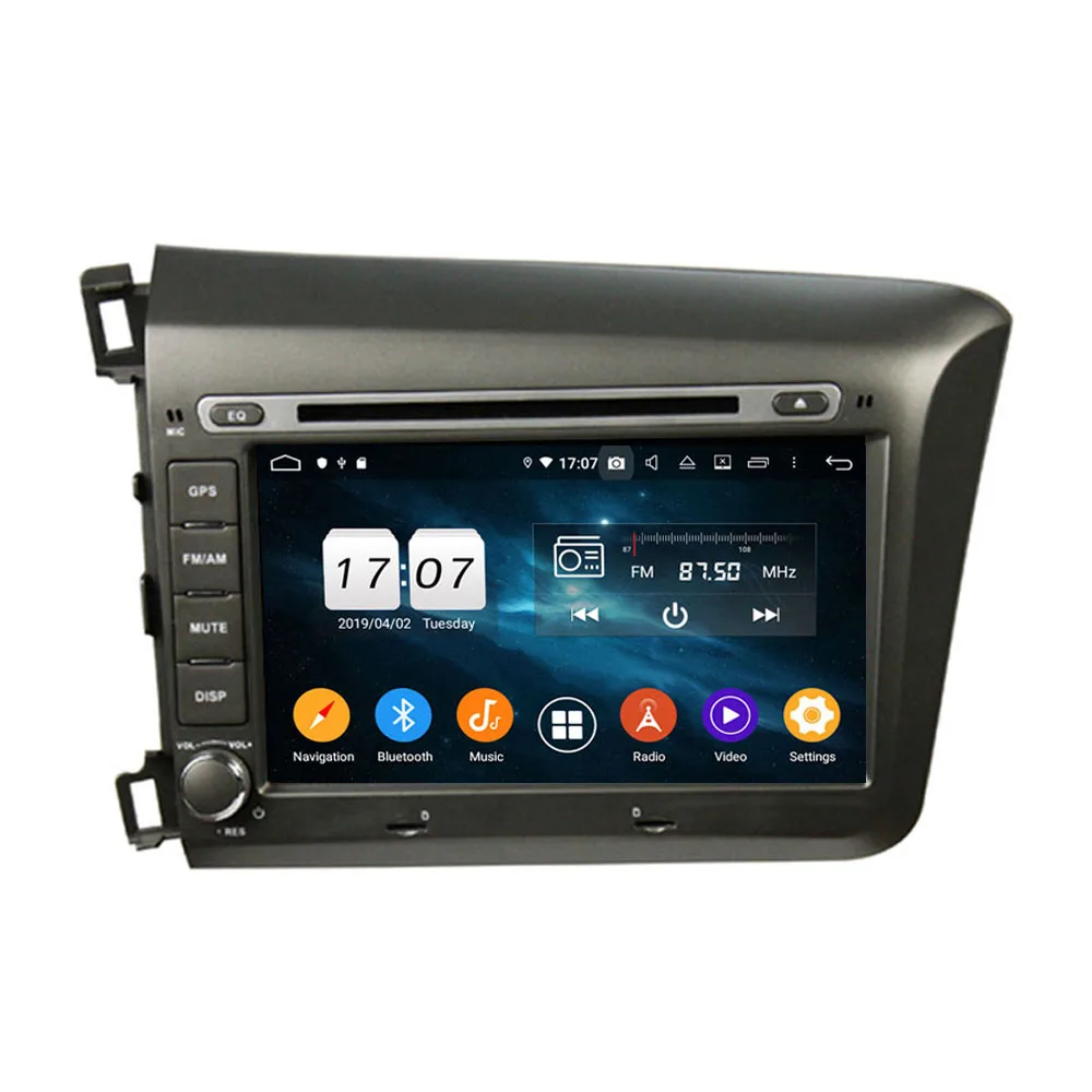Встроенная память 64G Android 9 0 Octa Core для Honda CIVIC 2012-2015 PX5 Автомобильная