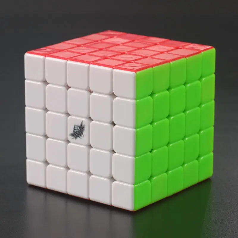 Бренд Cyclone Boys 5x5x5 Cube Magic Stickerless/Black Профессиональная игра головоломка 5x5 Speed для