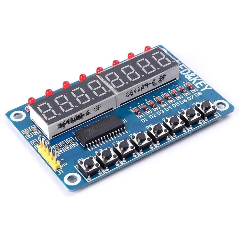 ShenzhenMaker ключ дисплей для AVR Новый 8 битный цифровой светодиодный модуль трубки