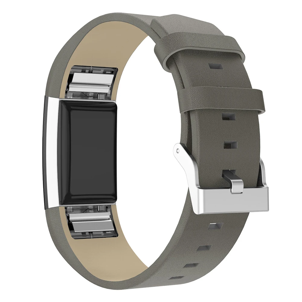 Ремешок для наручных часов браслет Fitbit Charge 2 кожаный спортивный ремешок умных