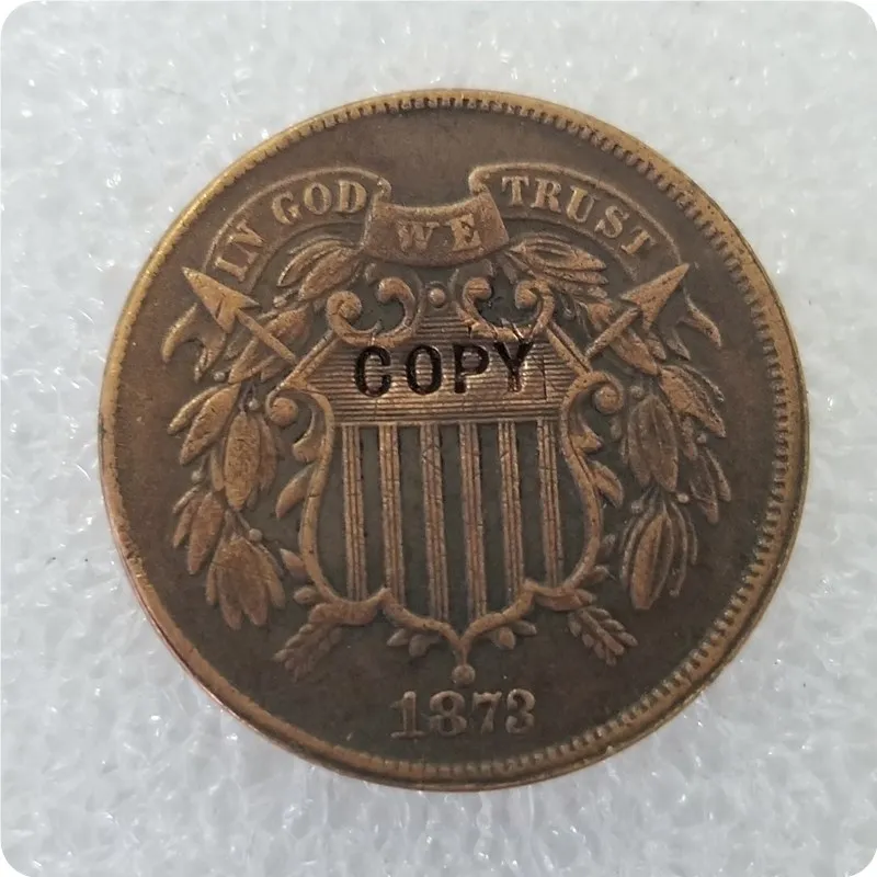 США 1864 1873 копия монеты за два цента|Безвалютные монеты| |