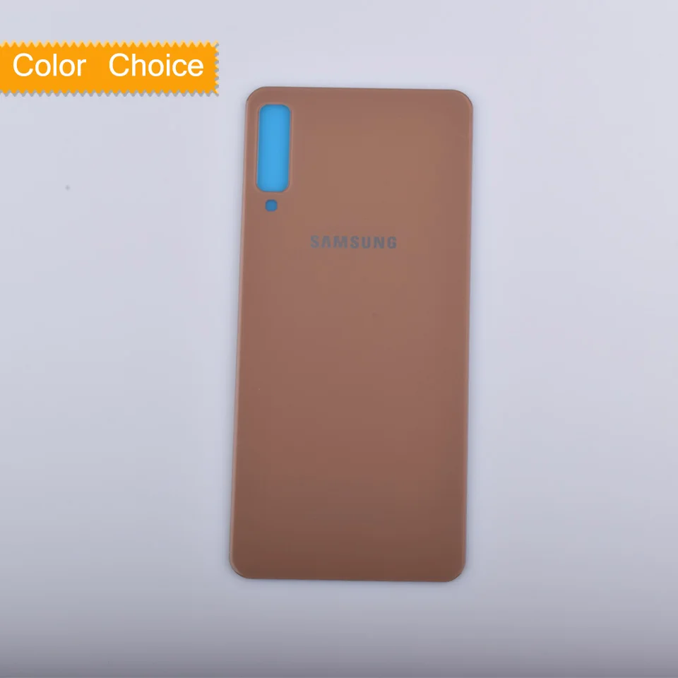 Золотистый 10 шт./лот, чехол для samsung Galaxy A7, A750, A750F, SM-A750F корпус, задняя крышка на батарейке, чехол A7, Корпус Шасси - Цвет: Золотистый