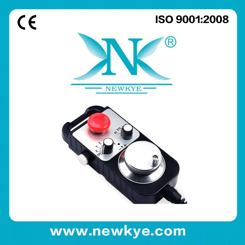 

lower price handwheel MPG with emergency switch for 6 axis lathe machine,Electronic handwheel for Mitsubishi controller