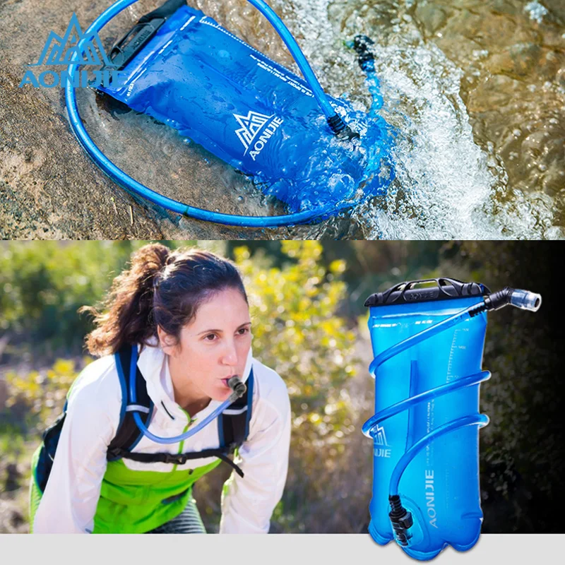 

AONIJIE Outdoor Water Bag Foldable PEVA Sport Hydration Bladder For Camping Hiking Climbing Cycling Trail Running 1.5L 2L 3L