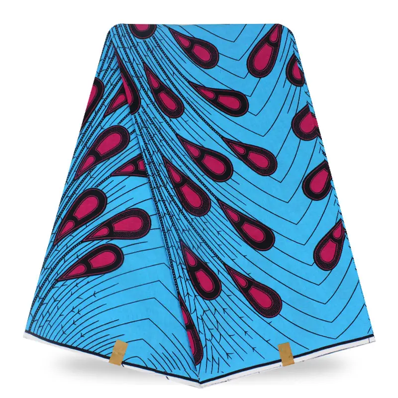 2017 высокое качество горячий воск хлопок Африканский Воск принты ткань для шитья 6