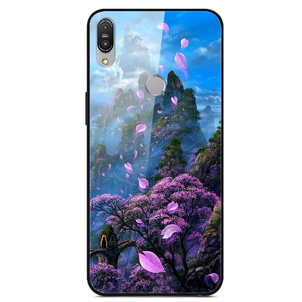 29 Для ASUS Zenfone Max Pro M1 ZB601KL ZB602KL чехол из закаленного стекла с изображением планеты космос, стеклянный чехол на заднюю панель Для Zenfone Max Pro M1 ZB602K - Цвет: 29
