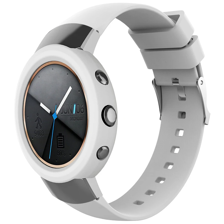 XBERSTAR 2 в 1 запасной ремешок для часов ASUS ZENWATCH 3 + защитный чехол резиновая