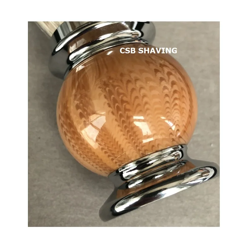 

CSB High Quality Silvertip Badger Hair Knot 20mm Shaving Brush Faux Wood Grain Resin Handle Mustache Beard Shave Wet Tool Barber