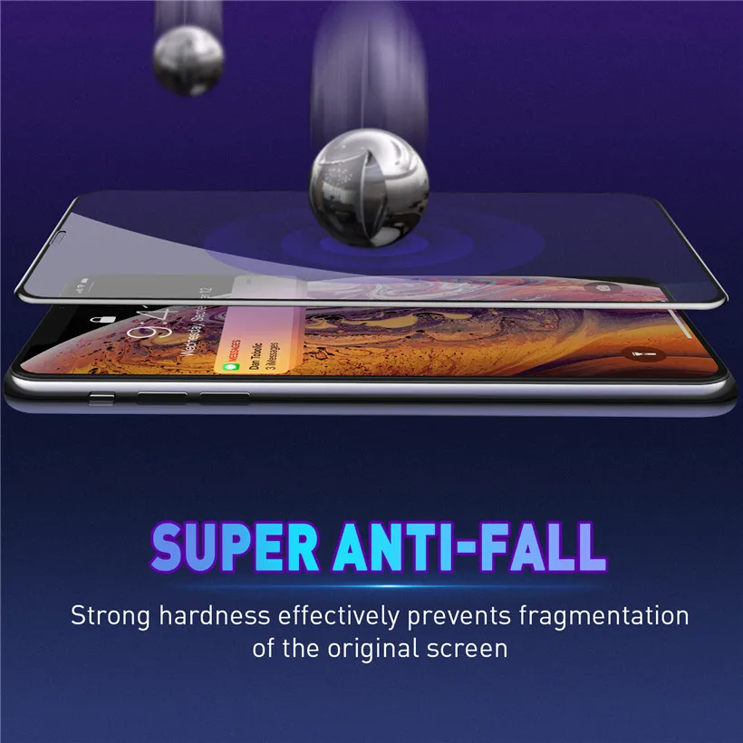 USLION 20D Защитная пленка для экрана из закаленного стекла iPhone 11 Pro X XS Max XR 6 6S 8 7 Plus