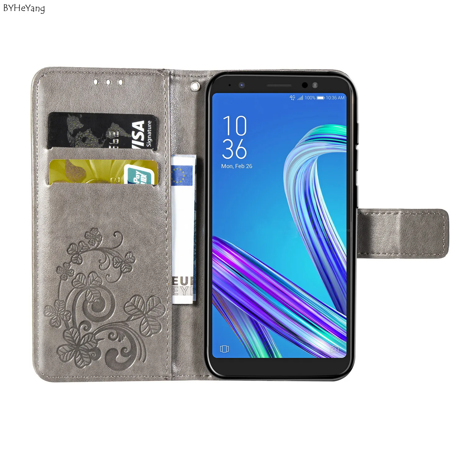 Флип кейс для Asus ZenFone Live L1 ZA550KL чехол 5 дюймов из искусственной кожи телефона ASUS ZA