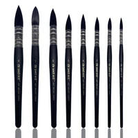 1peice watercolor brush wood paint brush artist hand painting brushes water color gouache drawing art brush supplies