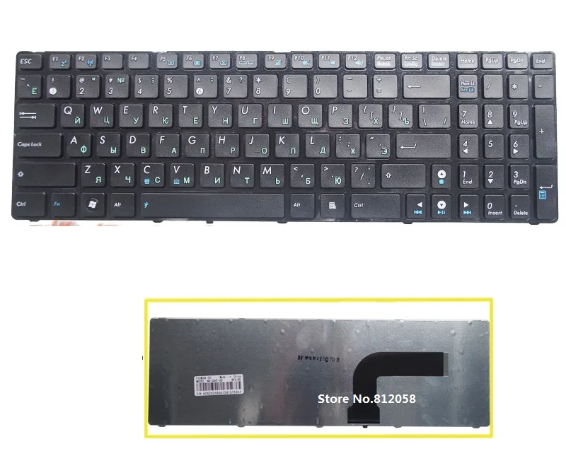 Новая русская клавиатура SSEA RU для ASUS X53 N60 N61 N71 X54H k53 A53 N53 N73S N73J P52 P52F P53S X53S A52J X55V X54HR