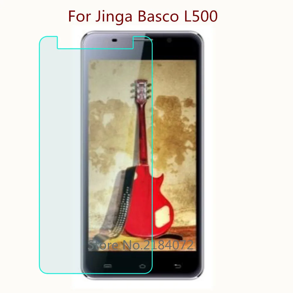 9H 2.5D Защитная пленка для экрана телефона Jinga Basco L500 смартфона|Защитные стёкла и