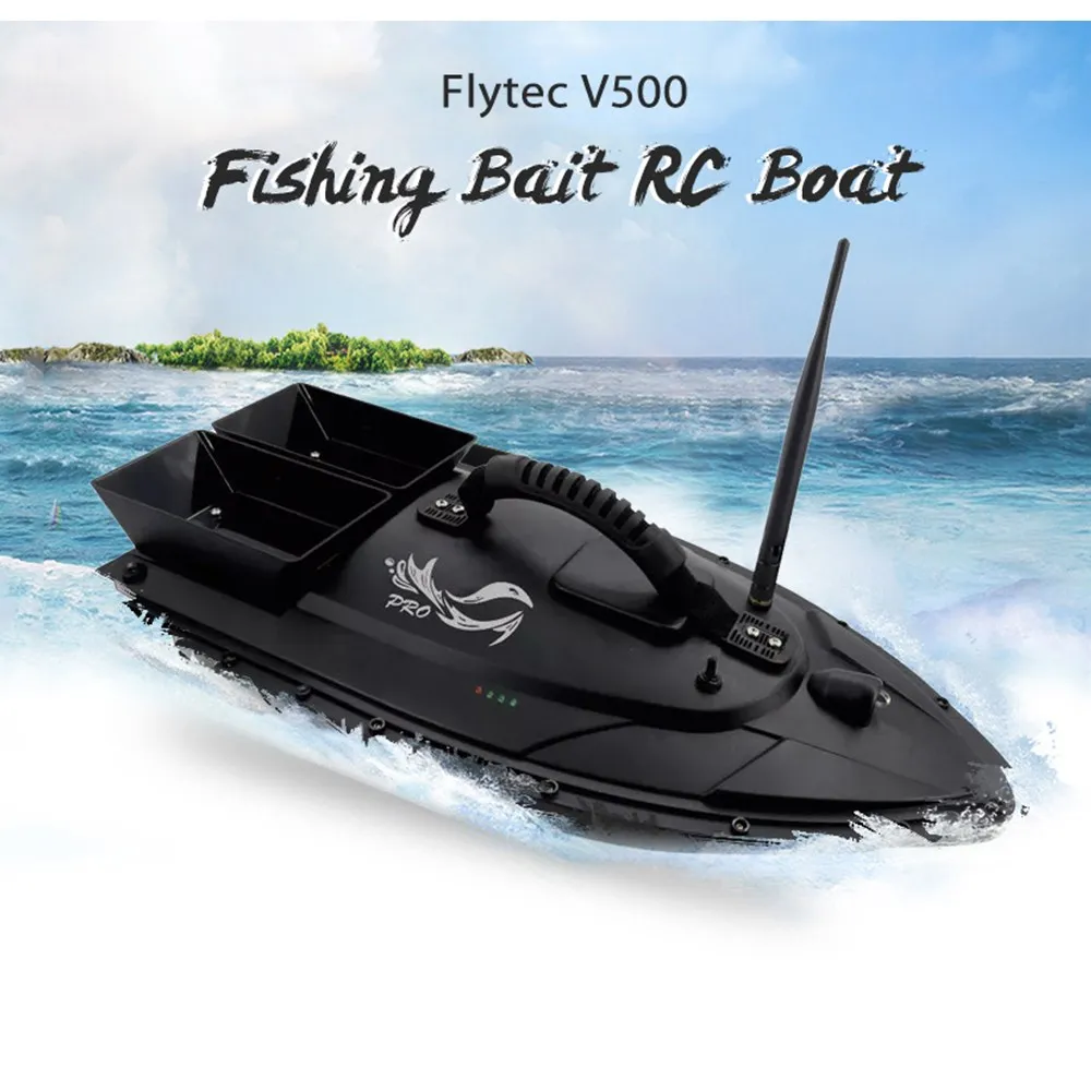 Flytec V500 для доставки прикорма и оснастки RC лодка Рыболокаторы 5 4 км/ч Максимальная