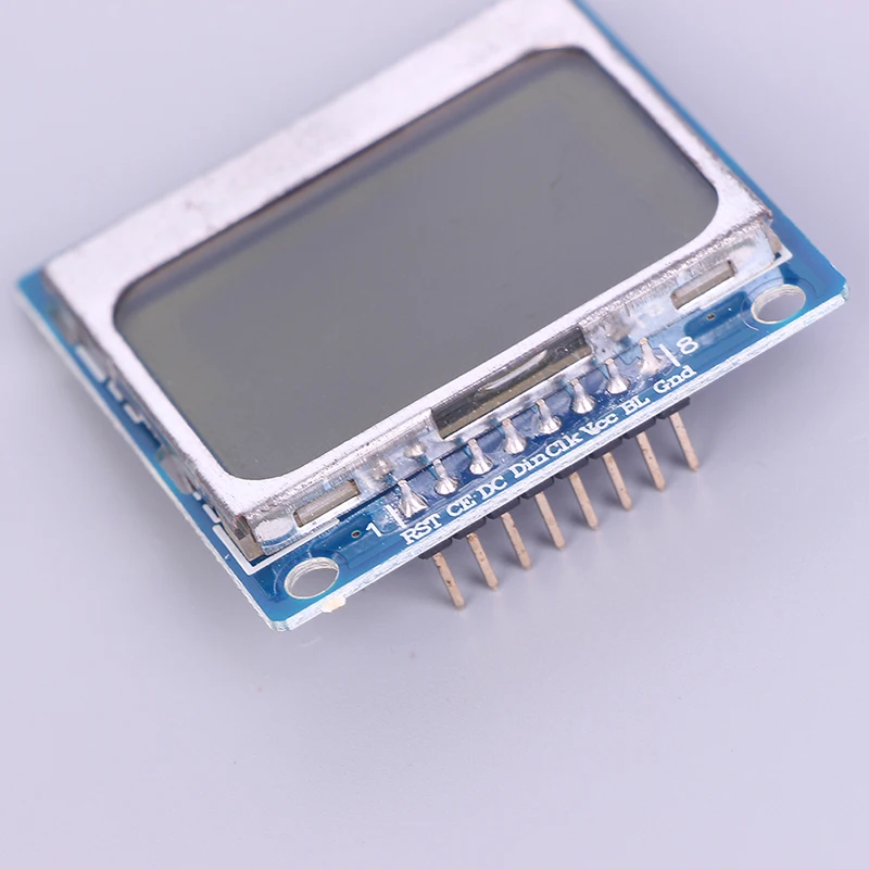 1 шт. 84*48 умная электроника lcd модуль синий устройство подсветки Pcb ЖК дисплей 5110