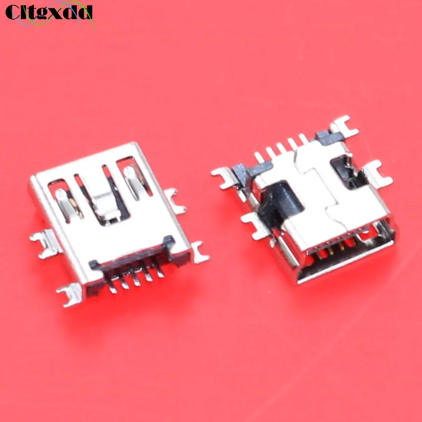 Cltgxdd 1 ~ 100 шт мини USB разъем 5pin SMT гнездовой интерфейс передачи данных для MP3 MP4