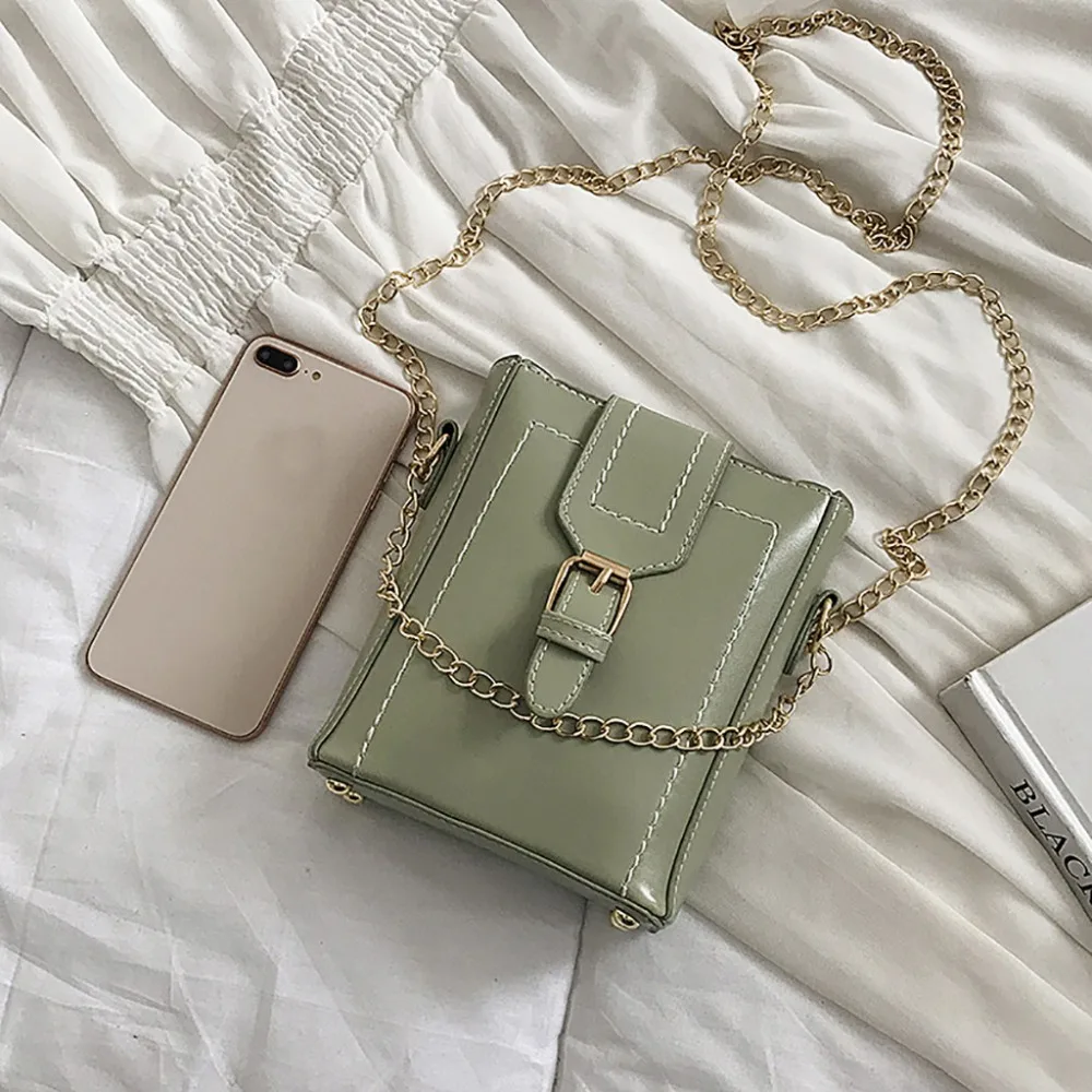 Дизайнерские женские сумки Корейская мини сумка для сотового телефона простые