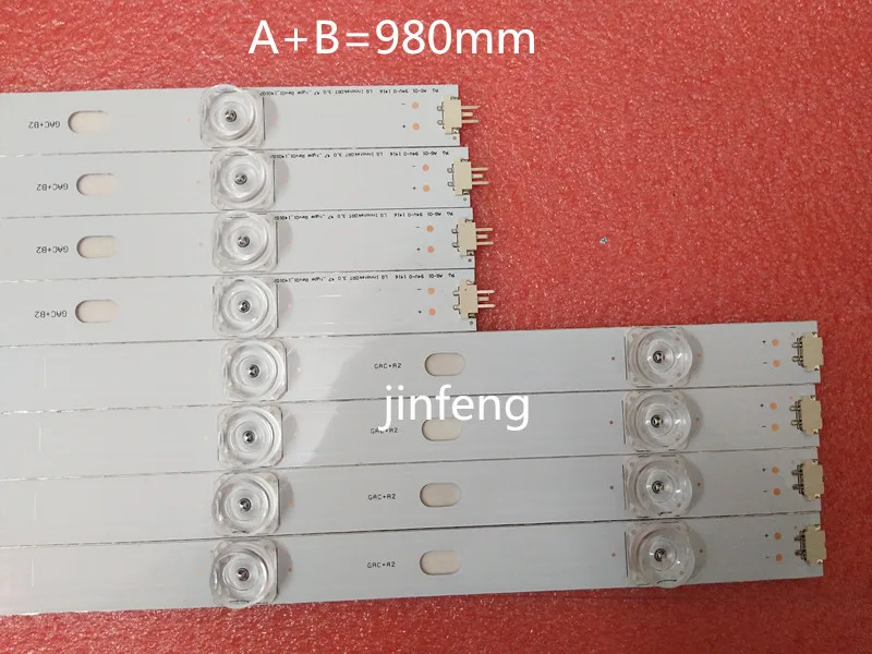 

98cm LED Backlight Lamp strip 9 leds For LG 47" TV innotek DRT 3.0 47" 47LB6300 47GB6500 47LB652V 47lb650v LC470DUH 47LB5610