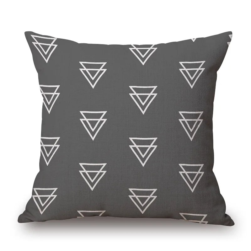 new 2018 nordic style home decoration black and white cushion cover tree geometric almofada letter cojines 18 designs | Дом и сад