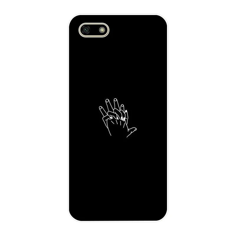 H Silicone case For 5.45&quot inch Huawei Y5 2018 PRIME Soft back cover Phone Case for on Coque bumper bags | Мобильные телефоны и