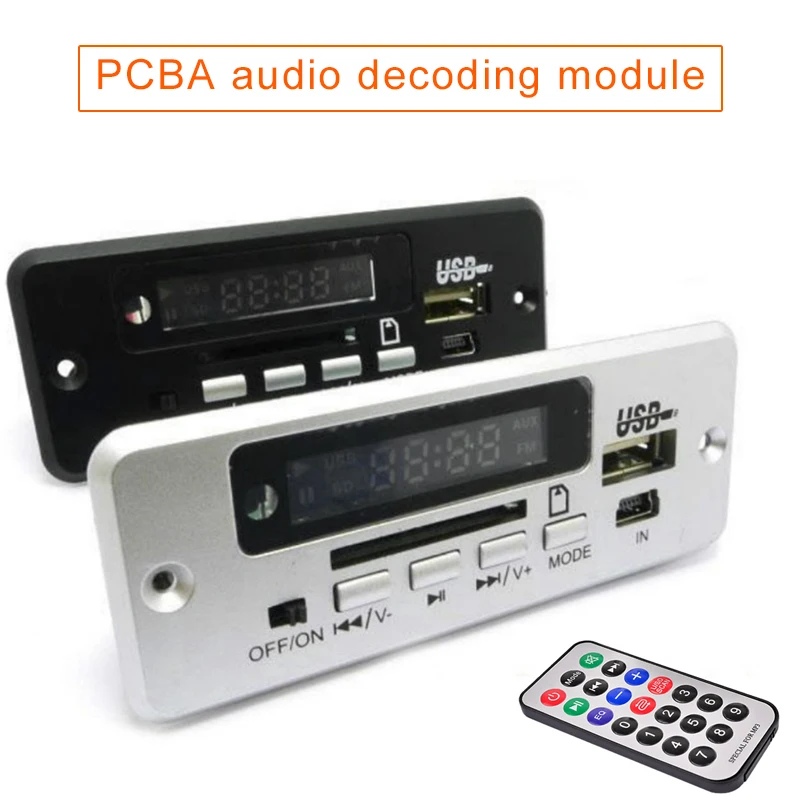 Горячая PCBA аудио декодирование модуль Плата MP3 Bluetooth с пультом дистанционного