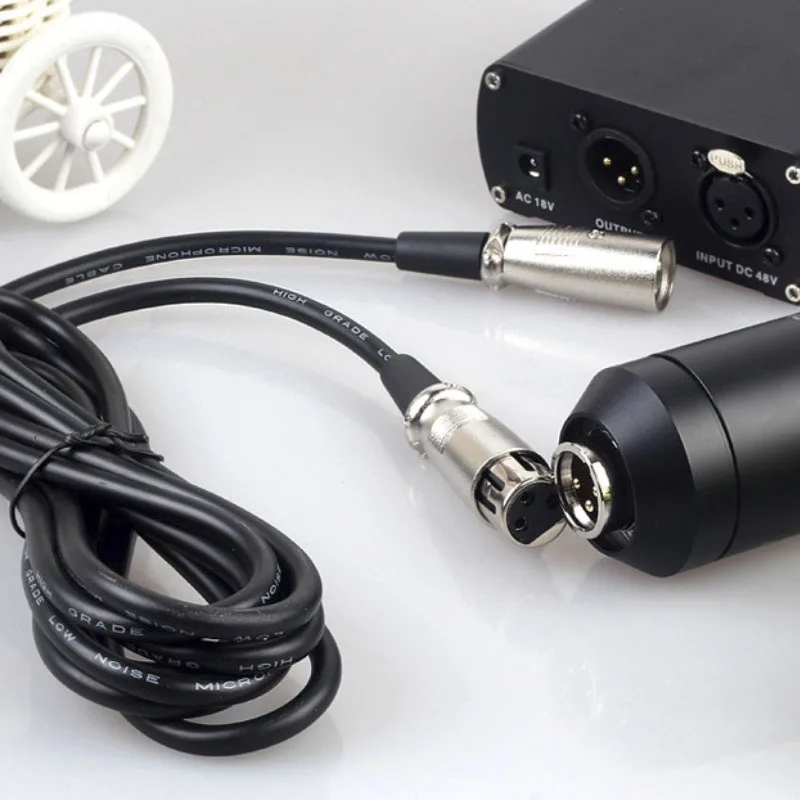 

2.5m Cannon Cable Cord XLR Audio Cable Professional Audio Cable for BM800 Microphone Phantom Power Professional XLR Audio Cable