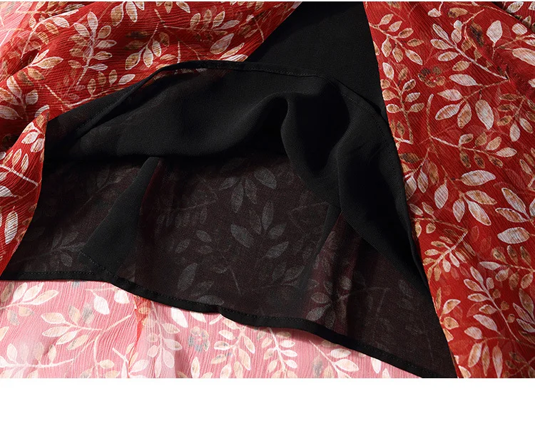 Весной 2017 новые женские разбиты красивые dress silk печать развивать нравственность