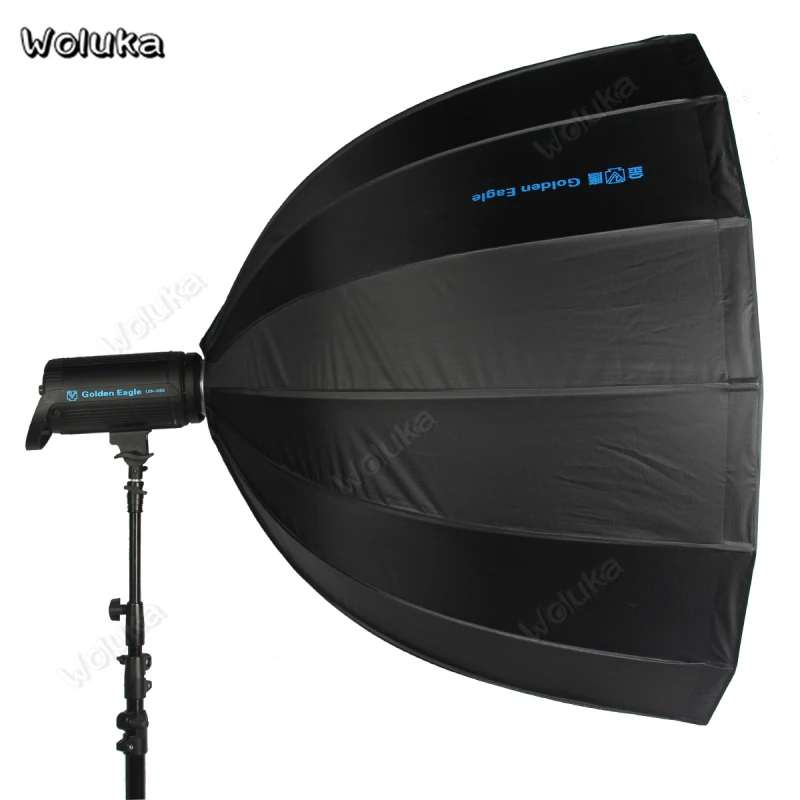 Umbrella softbox 90cm deep mouth parabolic soft cover outdoor shooting flash studio portable lighting box with 16 bones CD50 T10 |