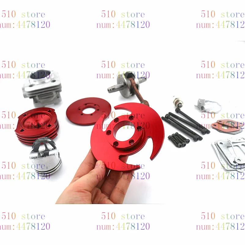 newest 44mm Cylinder Big Bore 3 grooves red Kit Crankshaft Gasket Set For 47cc 49cc Mini Dirt ATV Pocket Bikes | Автомобили и
