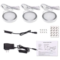 PCS LED Under Cabinet Light Dimmable Cupboard Kitchen Furniture Lights LED Puck light home Decoration wardrobe night lamps