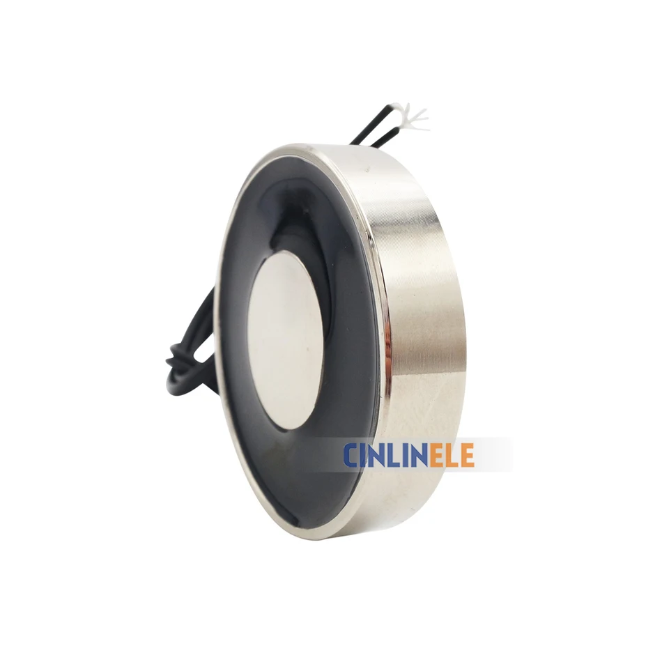 Электромагнит с держателем D38mm * 8mm 8 кг/80N Электрический магнит подъемная присоска