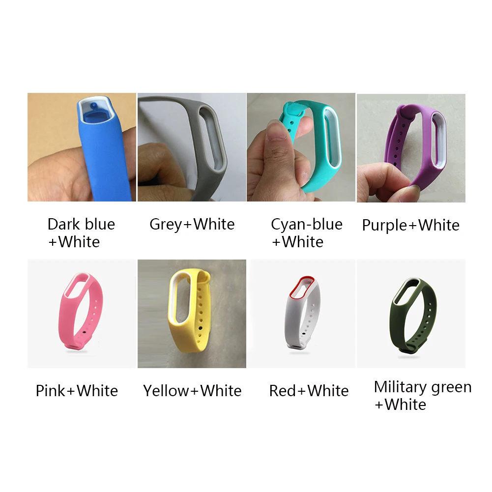 Силиконовый ремешок для наручных браслетов аксессуар Smartbracelet Замена XIAO MI Band 2 |